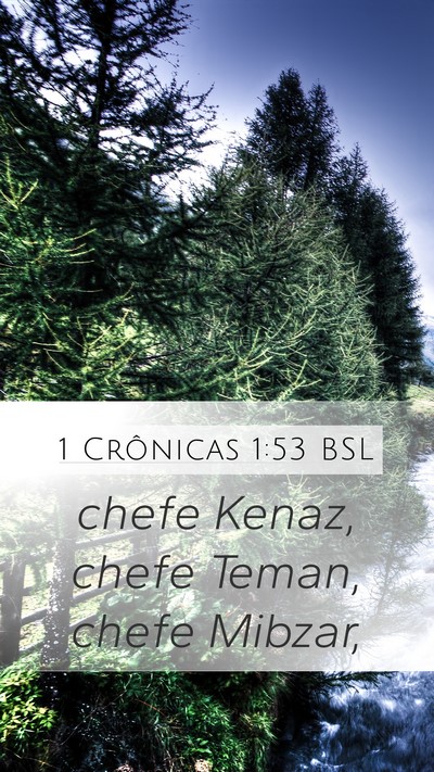 1 Crônicas 1:53 BSL Mobile Phone Wallpaper - chefe Kenaz, chefe Teman, chefe - Mobile Bible Verse Wallpaper