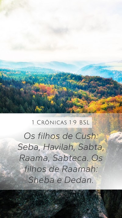 1 Crônicas 1:9 BSL Bible Verse Image
