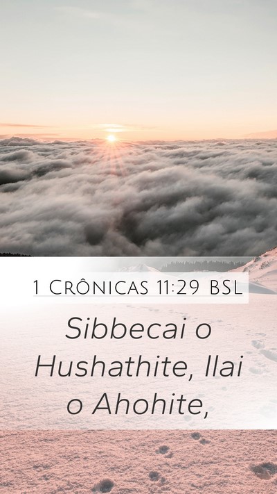 1 Crônicas 11:29 BSL Bible Verse Image