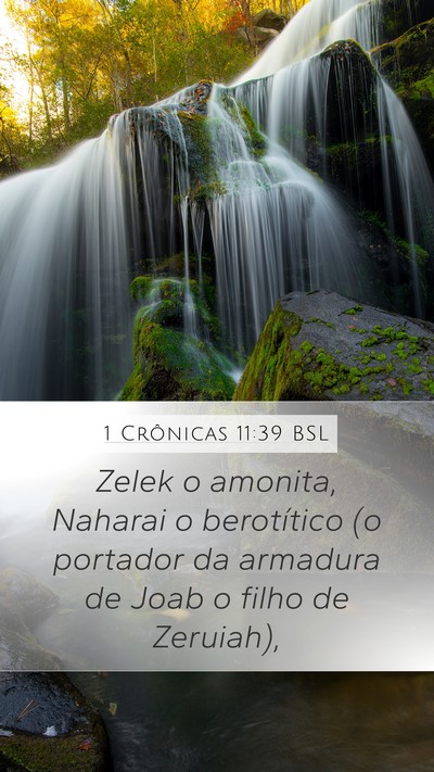 1 Crônicas 11:39 BSL Bible Verse Image