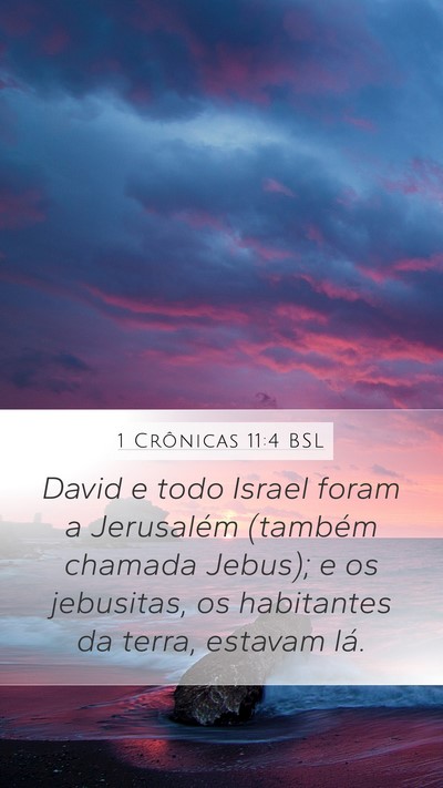 1 Crônicas 11:4 BSL Bible Verse Image