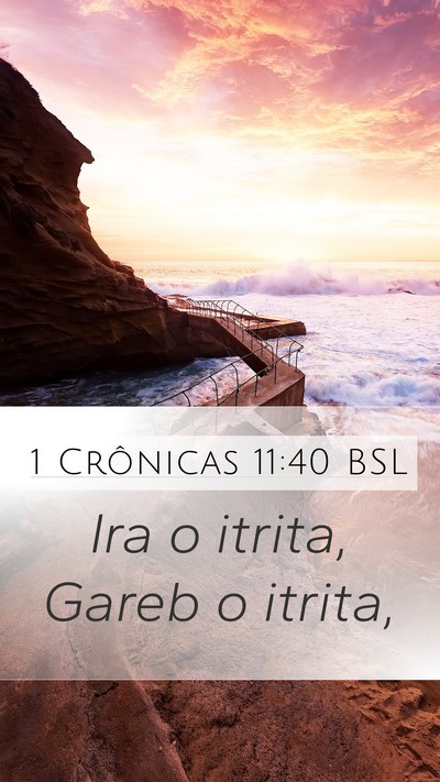 1 Crônicas 11:40 BSL Bible Verse Image