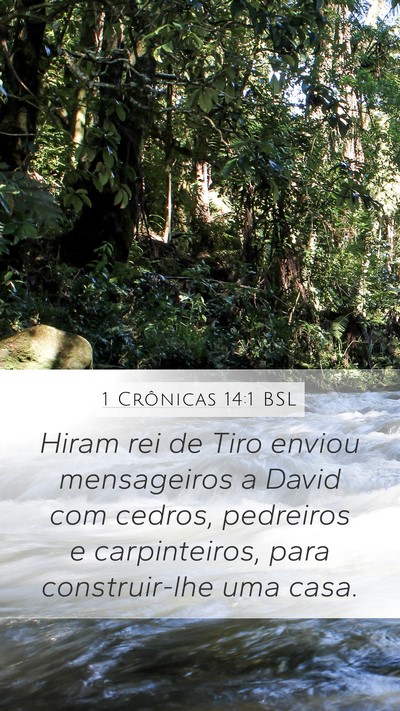 1 Crônicas 14:1 BSL Bible Verse Image