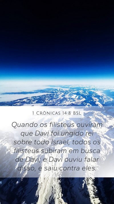 1 Crônicas 14:8 BSL Bible Verse Image