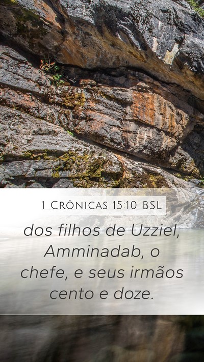 1 Crônicas 15:10 BSL Bible Verse Image