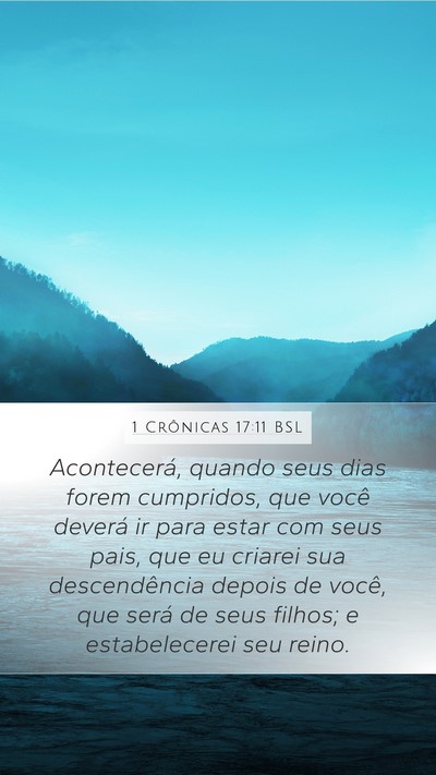 1 Crônicas 17:11 BSL Bible Verse Image