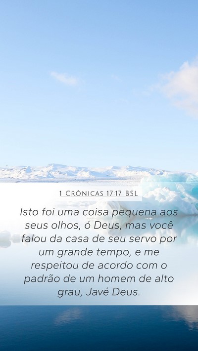 1 Crônicas 17:17 BSL Bible Verse Image