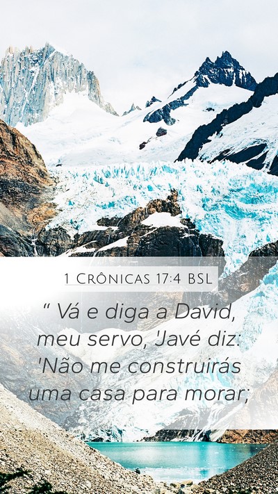 1 Crônicas 17:4 BSL Bible Verse Image