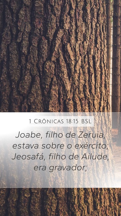1 Crônicas 18:15 BSL Bible Verse Image