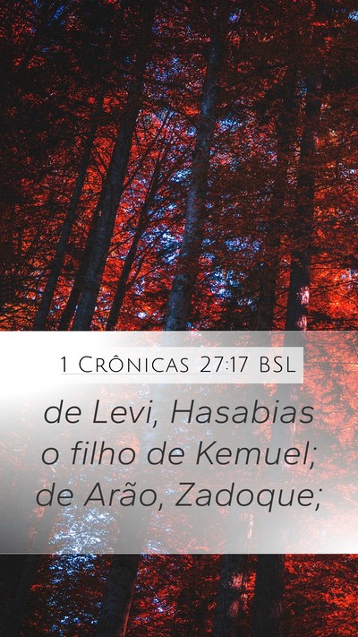 1 Crônicas 27:17 BSL Bible Verse Image