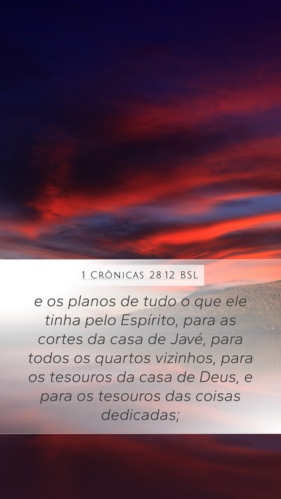 1 Crônicas 28:12 BSL Bible Verse Image