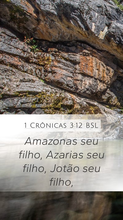 1 Crônicas 3:12 BSL Bible Verse Image