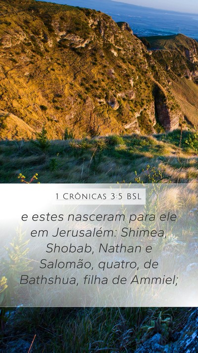 1 Crônicas 3:5 BSL Bible Verse Image