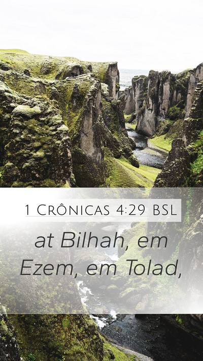 1 Crônicas 4:29 BSL Bible Verse Image
