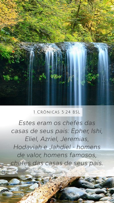 1 Crônicas 5:24 BSL Bible Verse Image