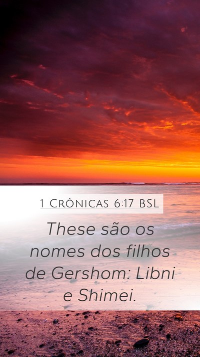 1 Crônicas 6:17 BSL Bible Verse Image