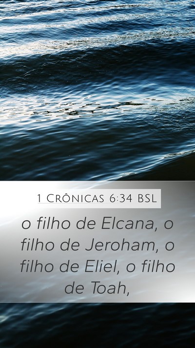 1 Crônicas 6:34 BSL Bible Verse Image
