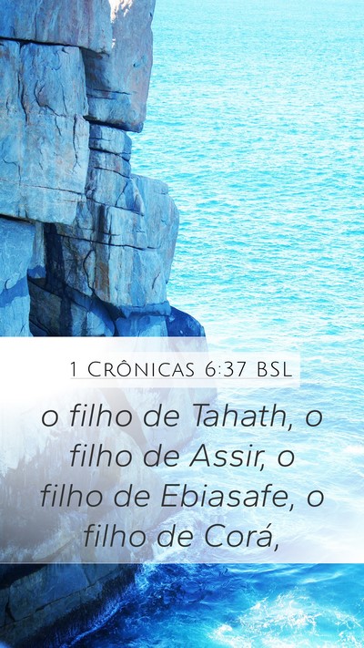 1 Crônicas 6:37 BSL Bible Verse Image