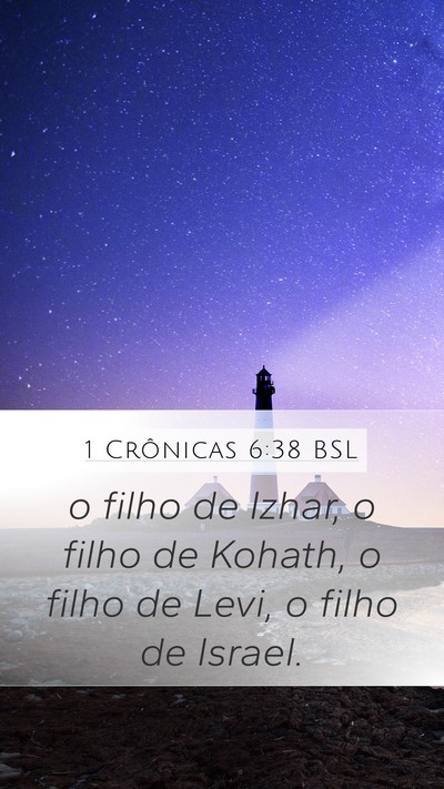 1 Crônicas 6:38 BSL Bible Verse Image