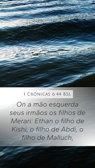 1 Crônicas 6:44 BSL Bible Verse Image