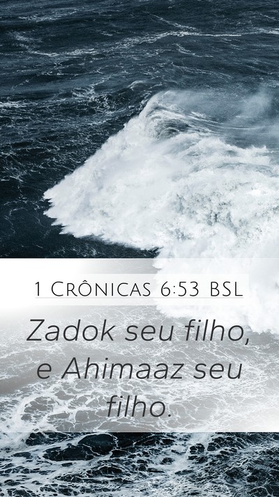 1 Crônicas 6:53 BSL Bible Verse Image