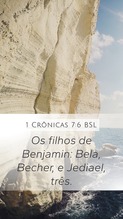 1 Crônicas 7:6 BSL Bible Verse Image