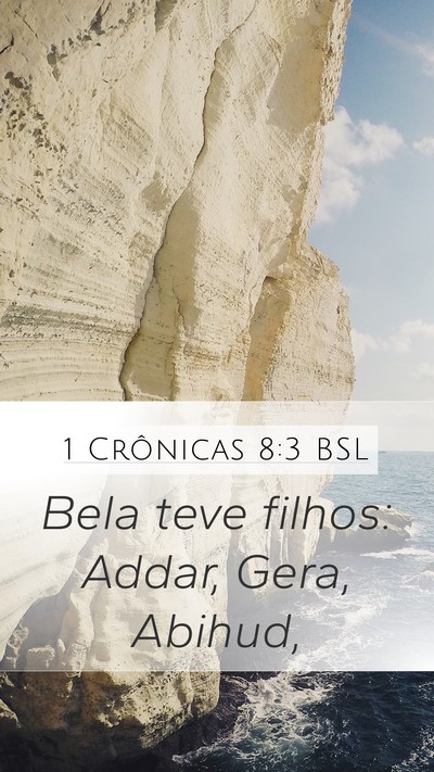 1 Crônicas 8:3 BSL Bible Verse Image