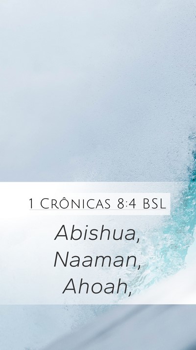 1 Crônicas 8:4 BSL Bible Verse Image
