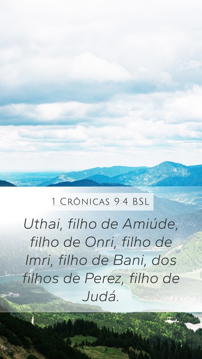 1 Crônicas 9:4 BSL Bible Verse Image