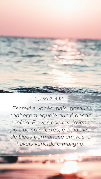1 João 2:14 BSL Bible Verse Image
