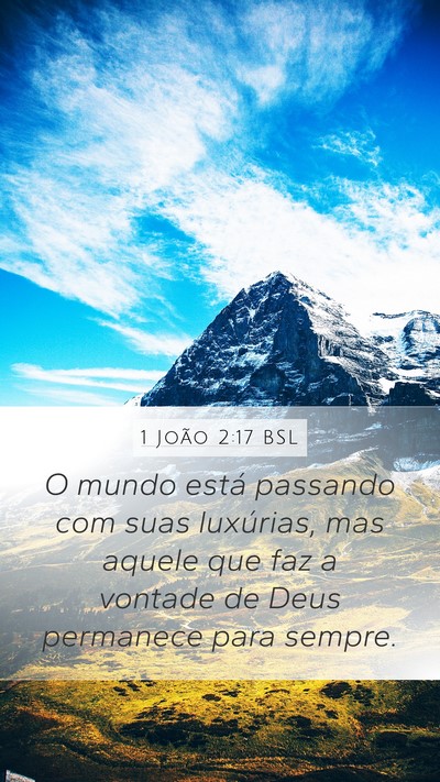 1 João 2:17 BSL Bible Verse Image