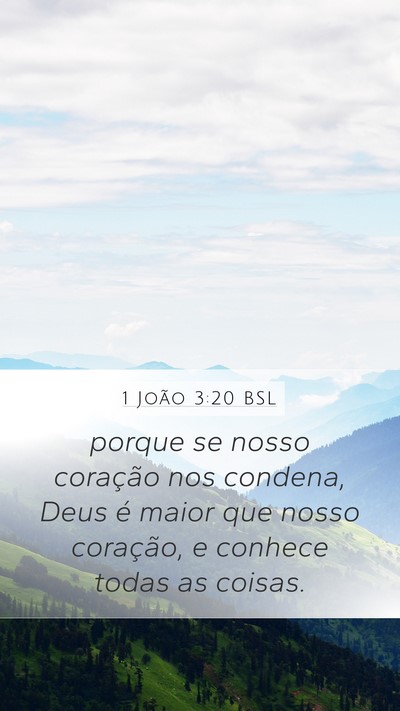 1 João 3:20 BSL Bible Verse Image