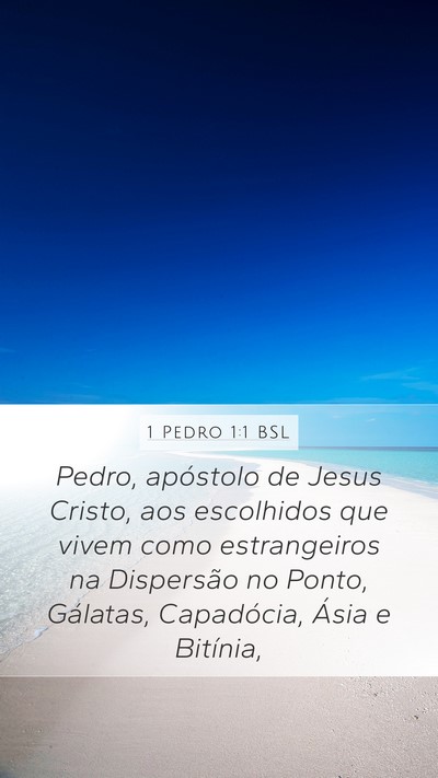 1 Pedro 1:1 BSL Bible Verse Image