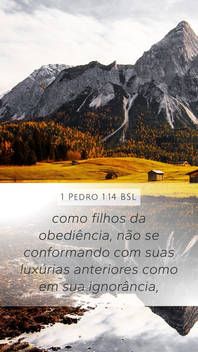 1 Pedro 1:14 BSL Bible Verse Image