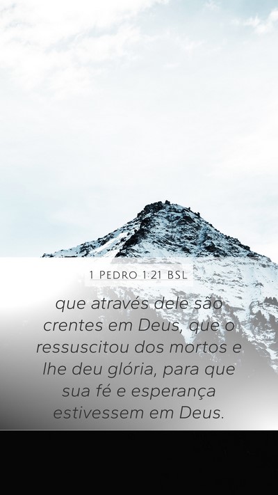 1 Pedro 1:21 BSL Bible Verse Image