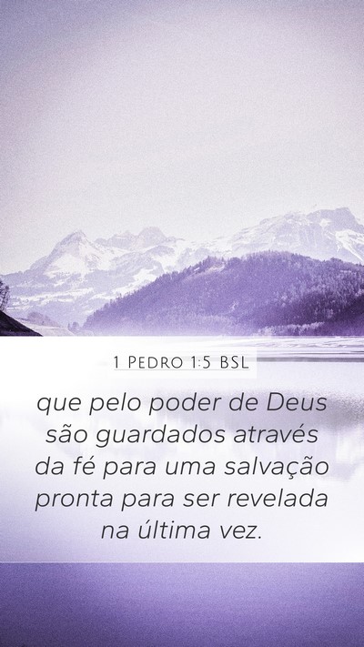 1 Pedro 1:5 BSL Bible Verse Image