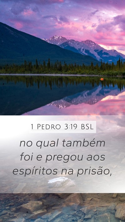 1 Pedro 3:19 BSL Bible Verse Image