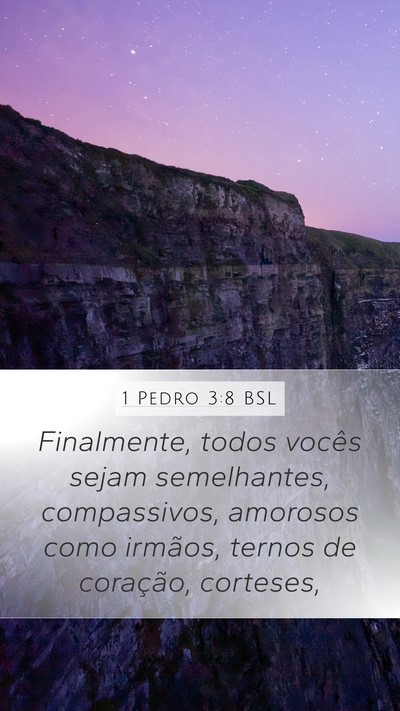 1 Pedro 3:8 BSL Bible Verse Image