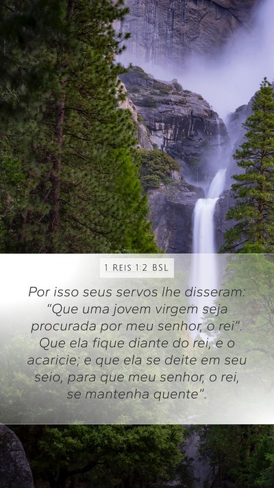 1 Reis 1:2 BSL Bible Verse Image
