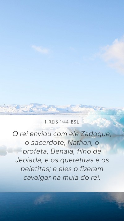 1 Reis 1:44 BSL Bible Verse Image