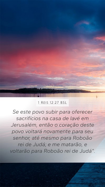 1 Reis 12:27 BSL Bible Verse Image