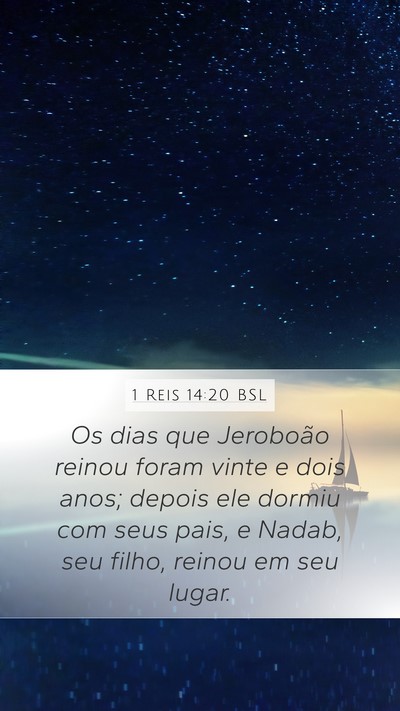 1 Reis 14:20 BSL Bible Verse Image