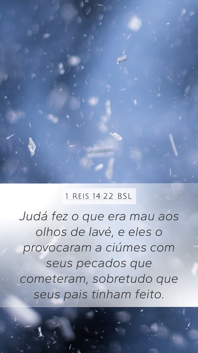 1 Reis 14:22 BSL Bible Verse Image