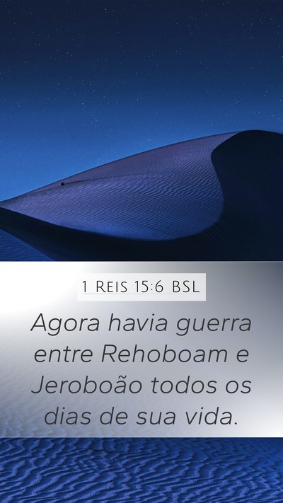 1 Reis 15:6 BSL Bible Verse Image