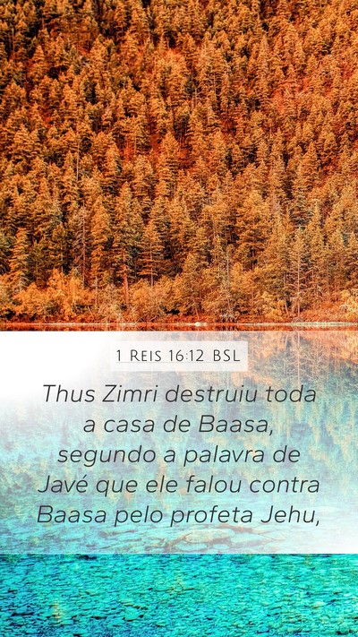 1 Reis 16:12 BSL Bible Verse Image