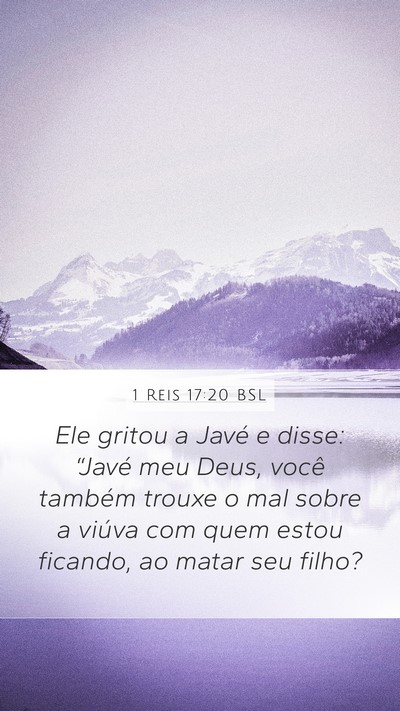 1 Reis 17:20 BSL Bible Verse Image
