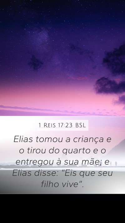 1 Reis 17:23 BSL Bible Verse Image