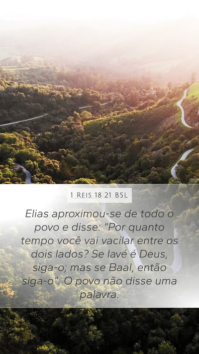 1 Reis 18:21 BSL Bible Verse Image