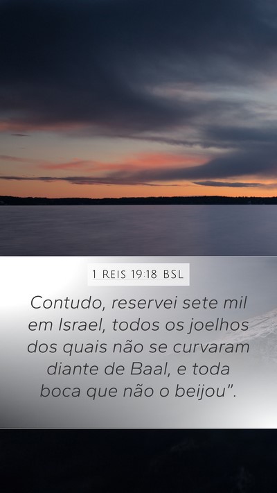 1 Reis 19:18 BSL Bible Verse Image