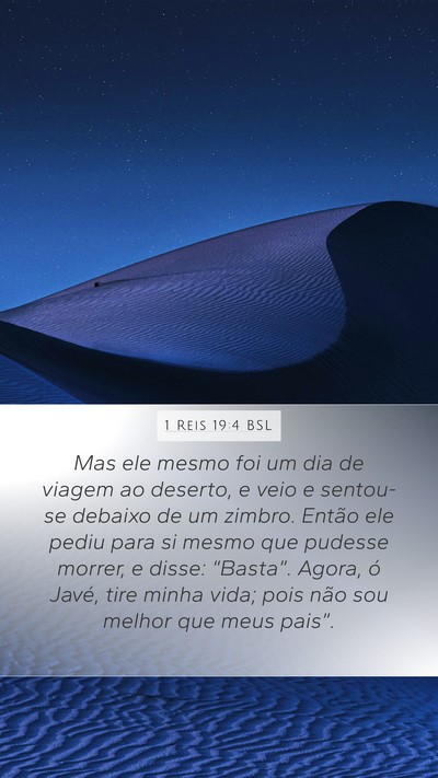 1 Reis 19:4 BSL Bible Verse Image